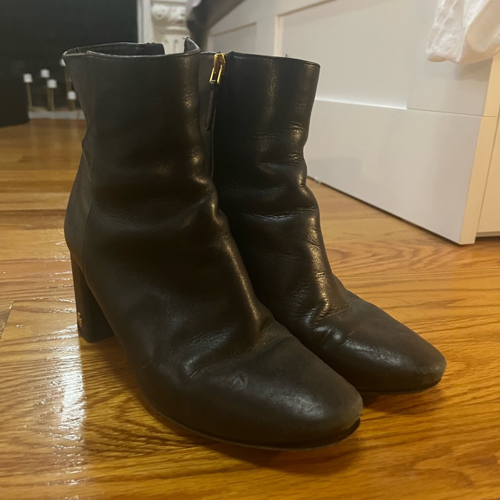 Tory Burch Ankle Boots With Chunky Heels
